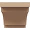 Ekena Millwork 6"W x 6"D x 6"H Wide Mediterranean Rough Cedar Woodgrain TimberThane Corbel, Primed Tan CORUR06X06X06MEDRCPR - alternate 4